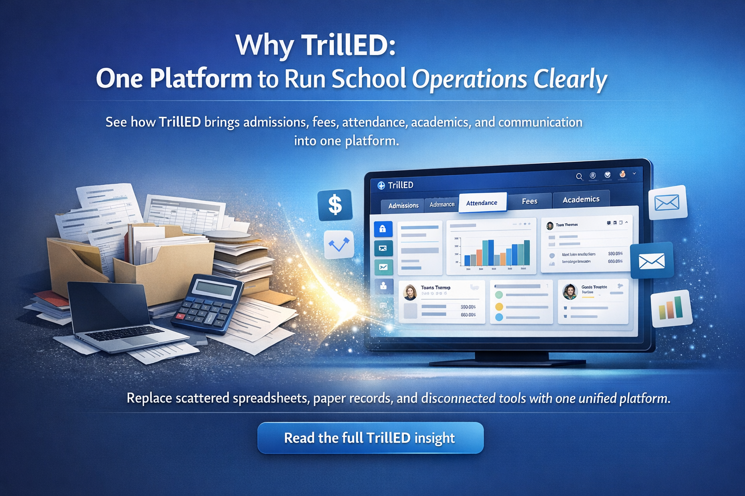 Why TrillED: One Platform to Run School Operations Clearly
